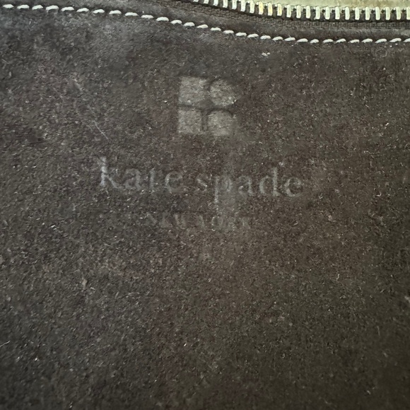 Kate Spade Chocolate Brown Suede Leather Shoulder Bag - Picture 3 of 10